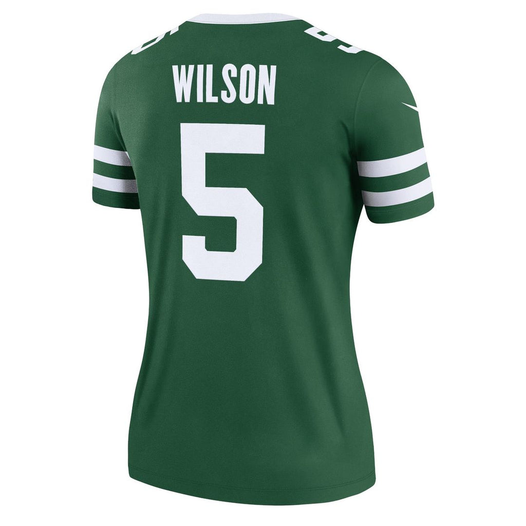 Garrett Wilson New York Jets Women's Alternate Legend Player Performance Top - Legacy Black
