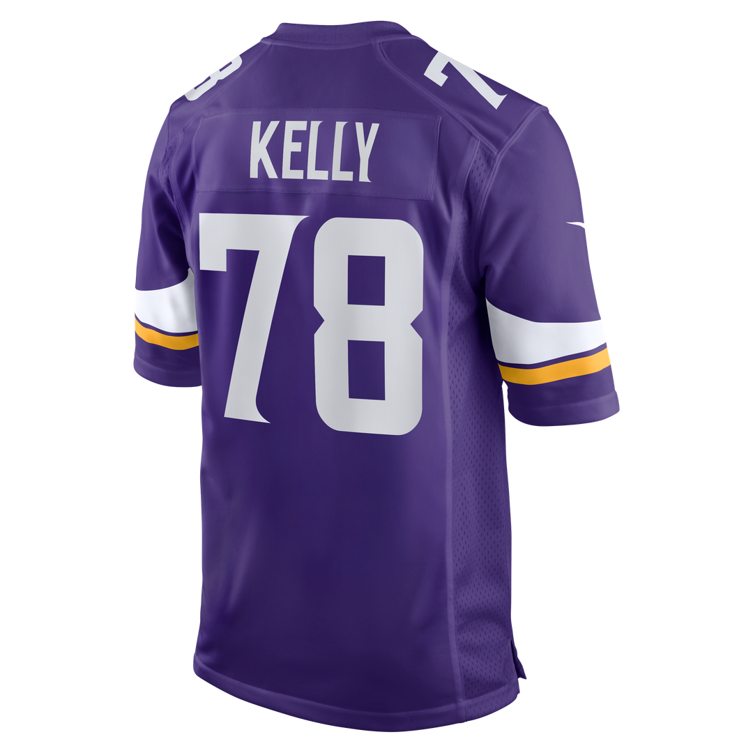 Ryan Kelly Minnesota Vikings Team Jersey - Purple