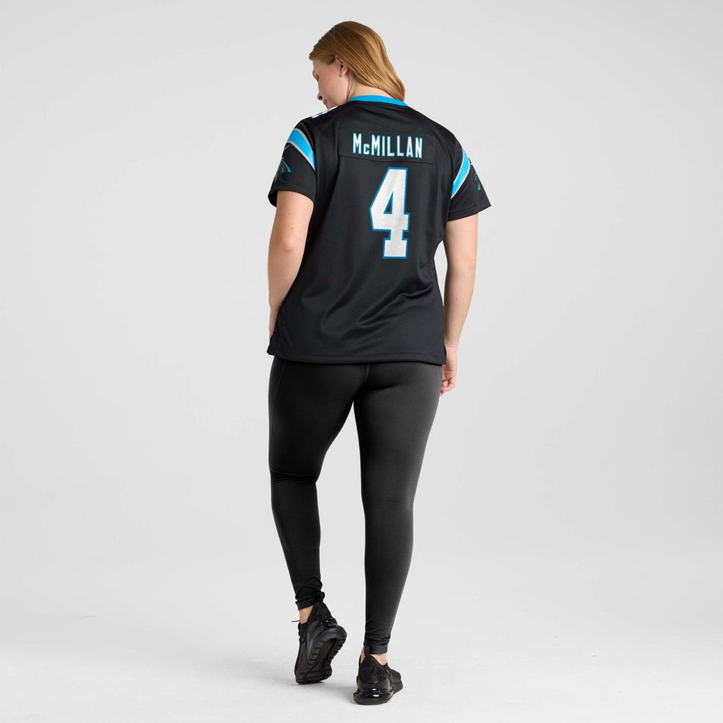 Tetairoa McMillan Carolina Panthers Women's Team Jersey - Black
