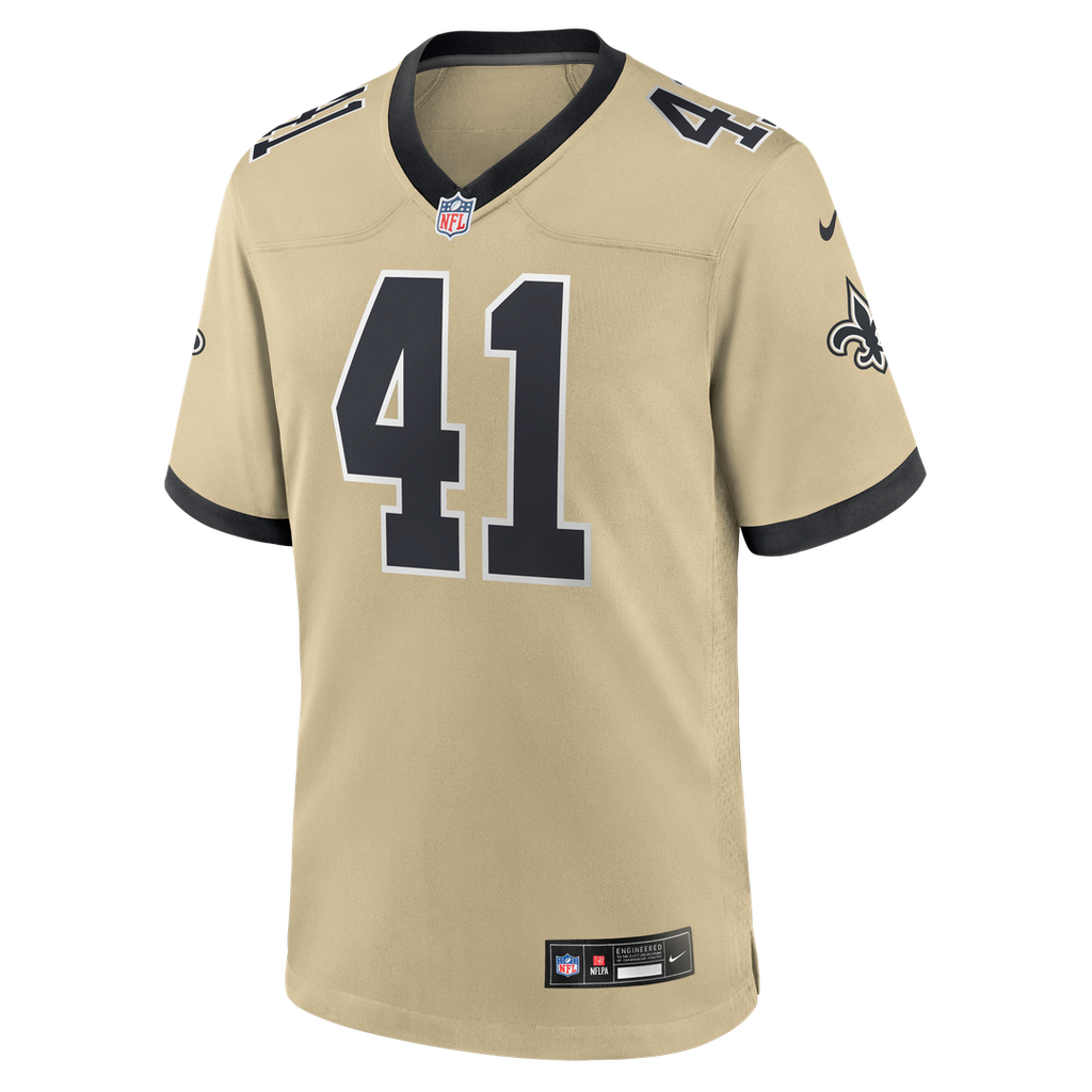 Alvin Kamara New Orleans Saints Gameday Golds Alternate Jersey - Gold