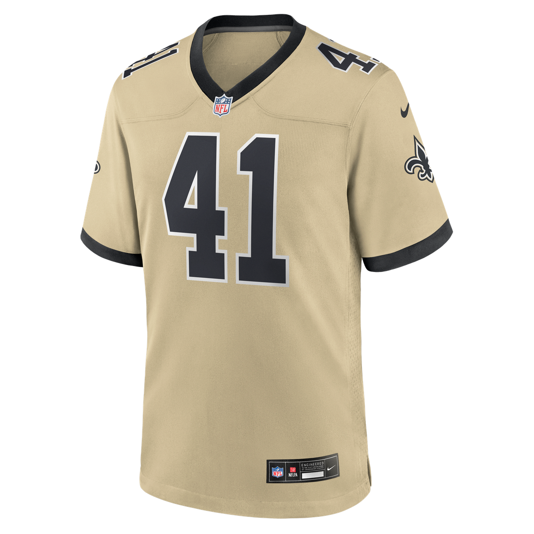 Alvin Kamara New Orleans Saints Gameday Golds Alternate Jersey - Gold
