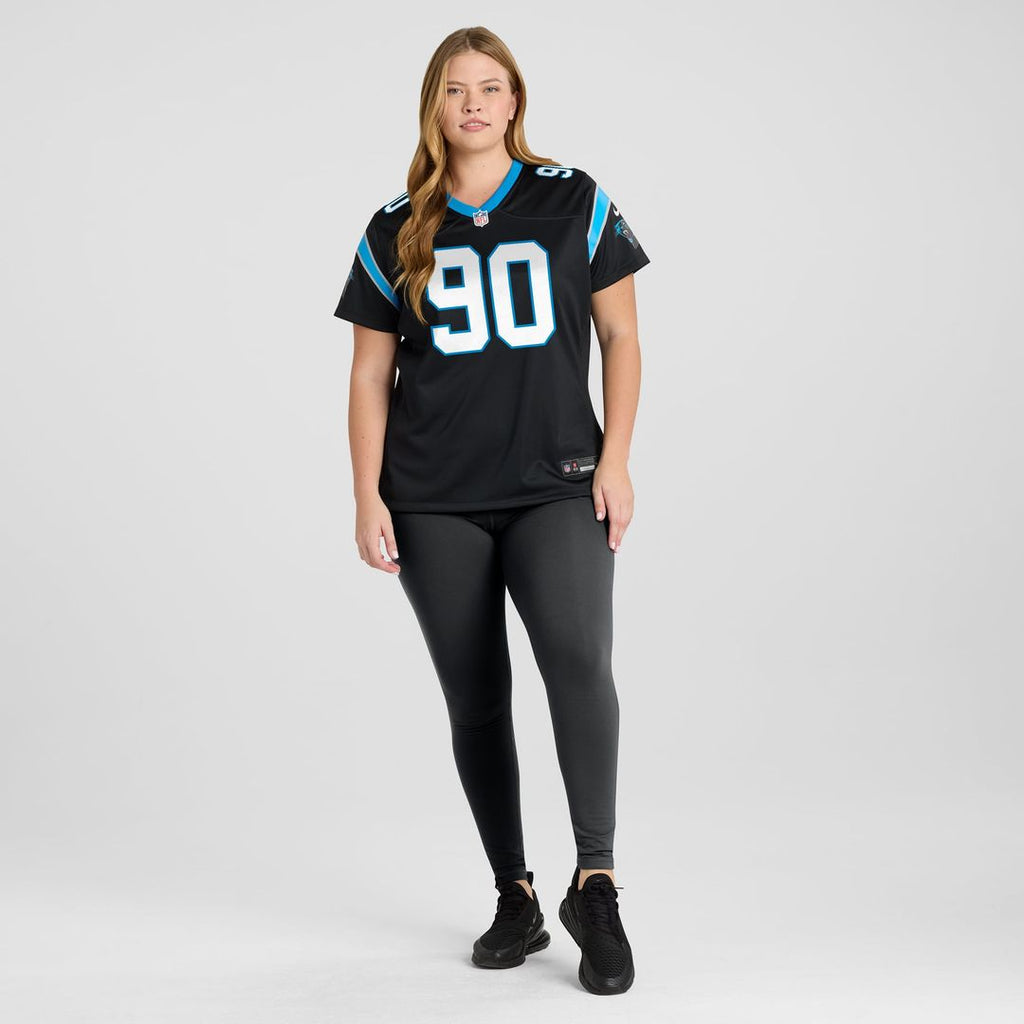 Julius Peppers Carolina Panthers Women's Retired Player Jersey - Black