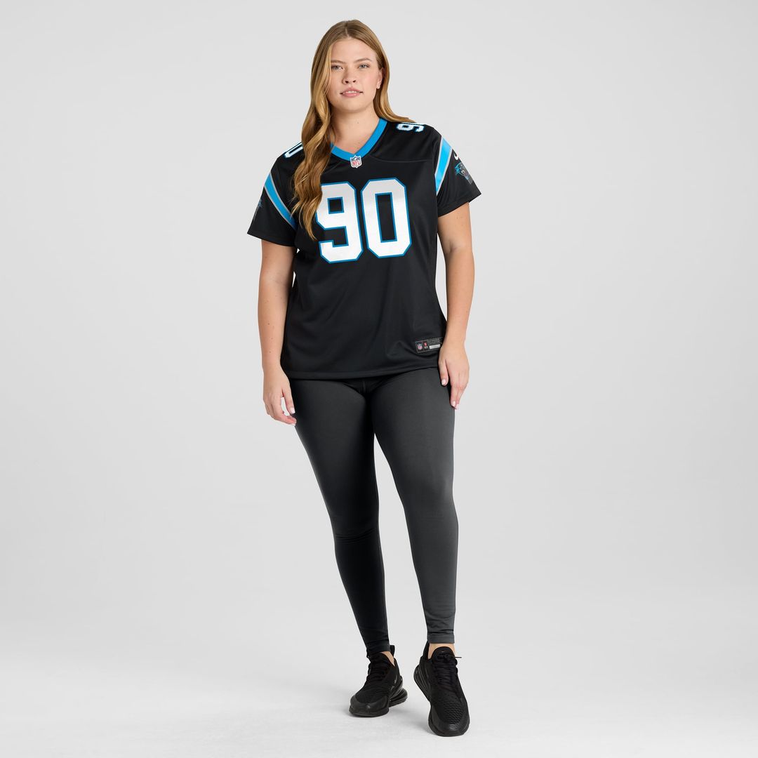 Julius Peppers Carolina Panthers Women's Retired Player Jersey - Black