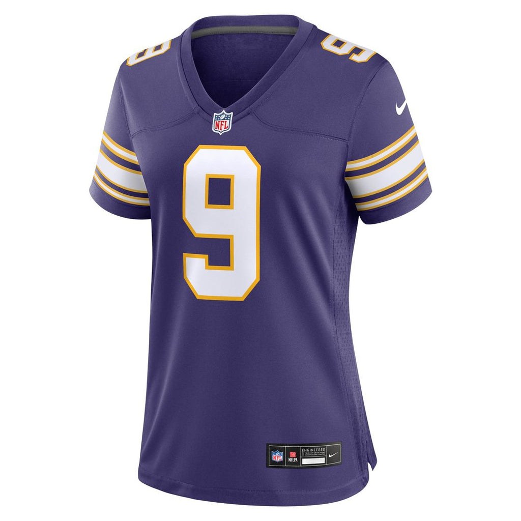 J.J. McCarthy Minnesota Vikings Women's 2nd Alternate Player Jersey - Purple