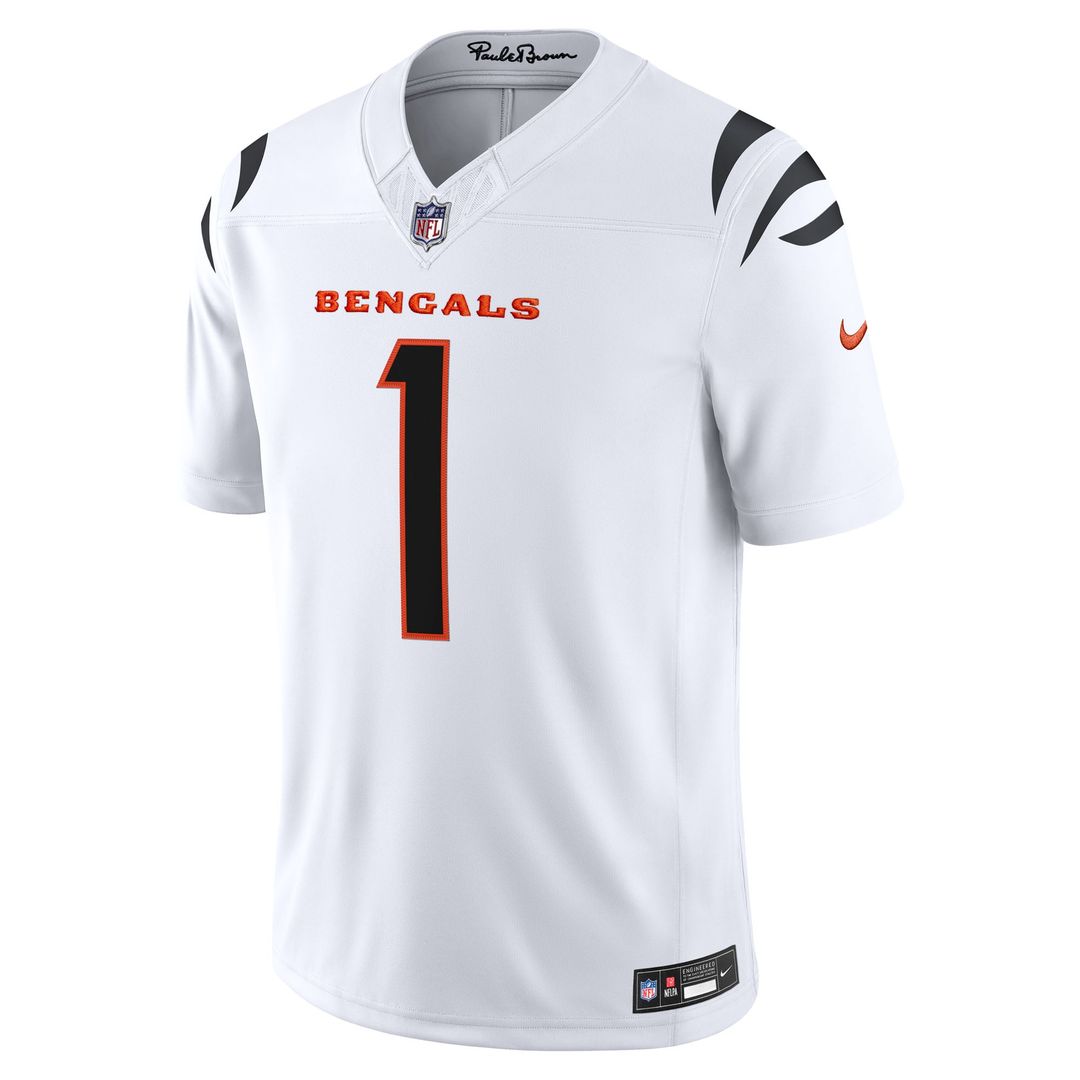 Ja'Marr Chase Cincinnati Bengals Alternate Stitched Jersey - Orange