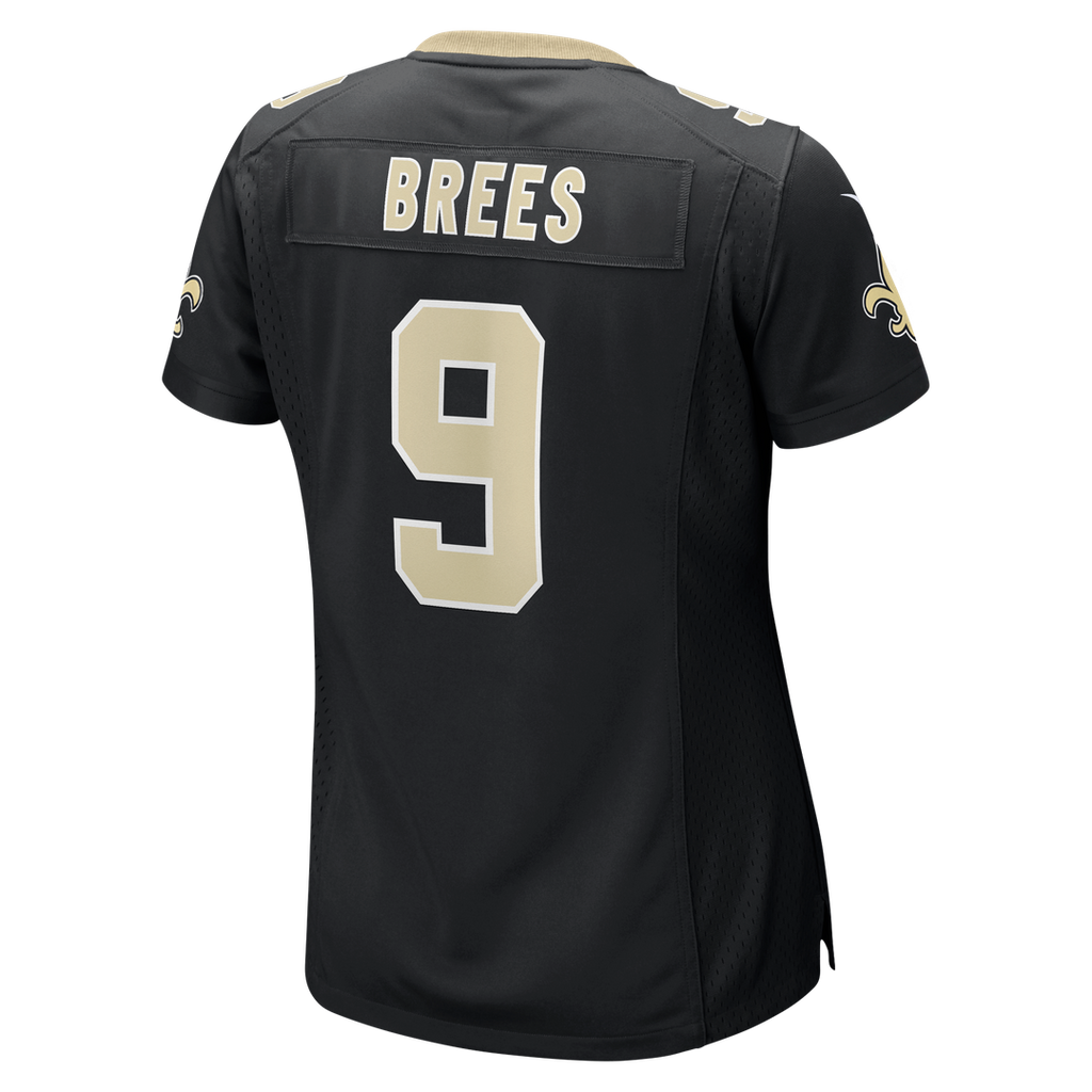 Drew Brees New Orleans Saints Women's Team Jersey - Black
