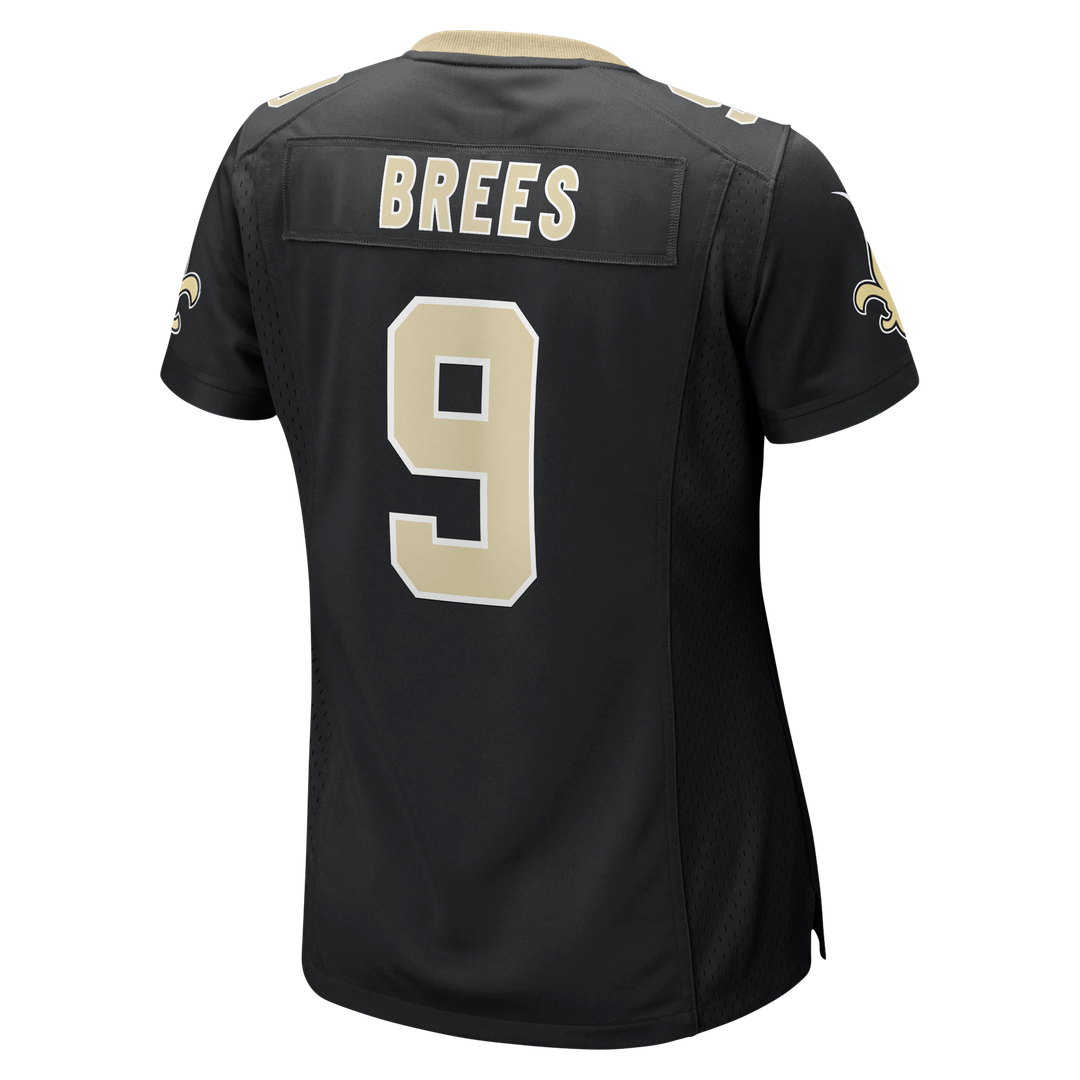 Drew Brees New Orleans Saints Women's Team Jersey - Black
