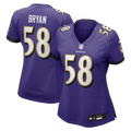 Taven Bryan Baltimore Ravens Women's Team Jersey - Purple