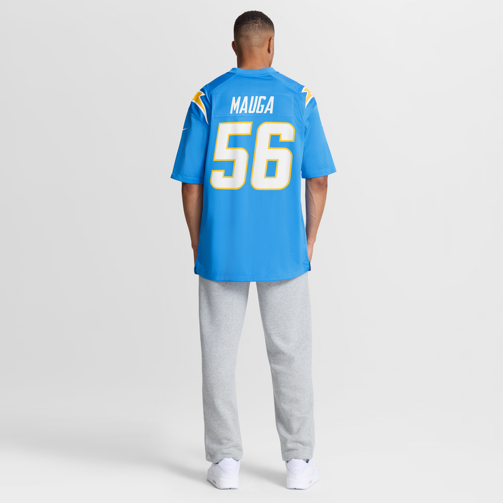 Kanai Mauga Los Angeles Chargers Team Jersey - Powder Blue