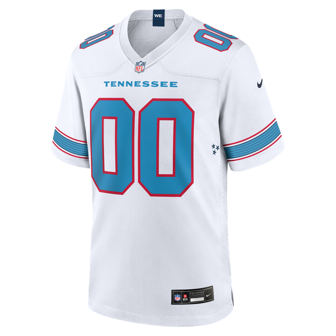Tennessee Titans Youth Game Custom Jersey - White