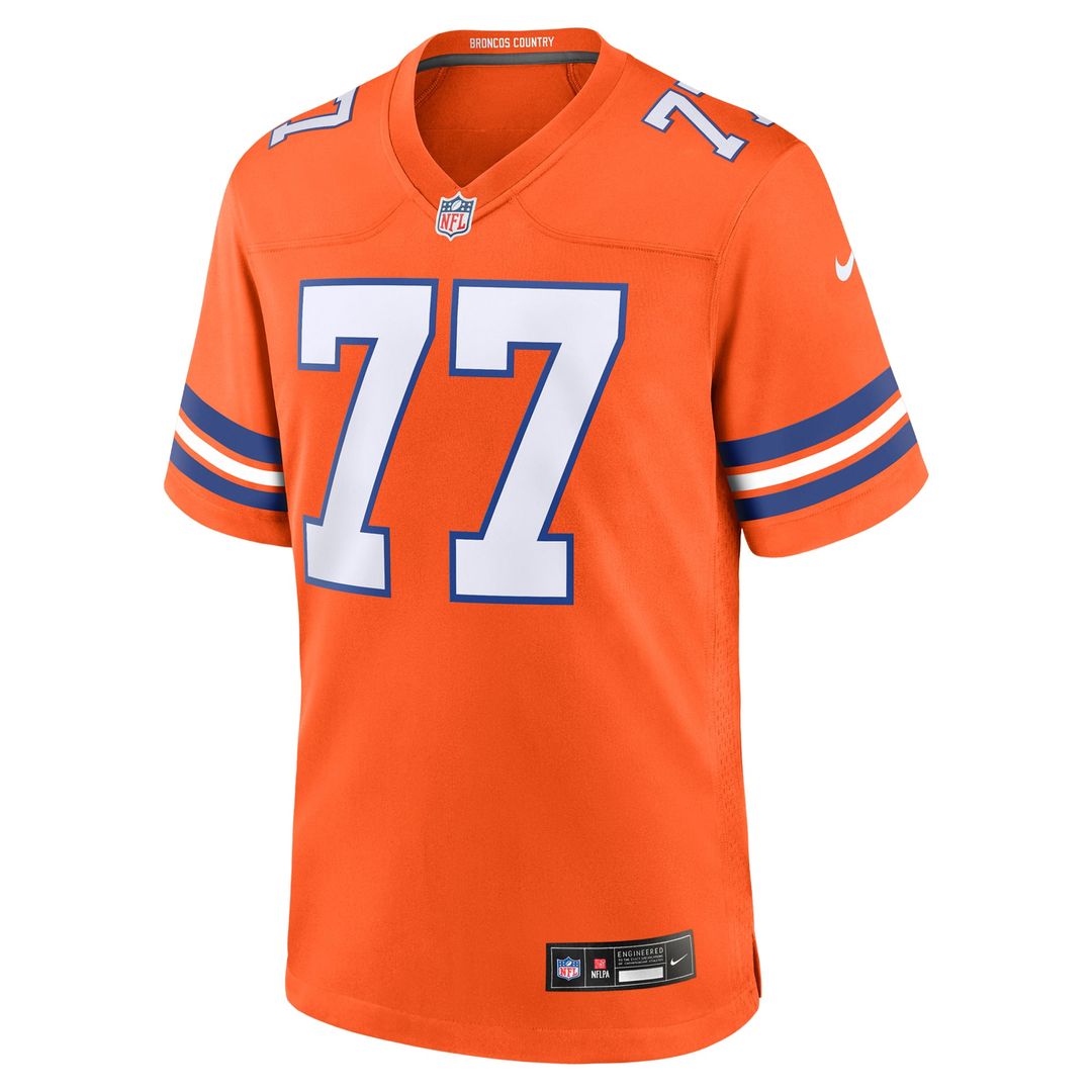 Quinn Meinerz Denver Broncos Alternate Jersey - Orange