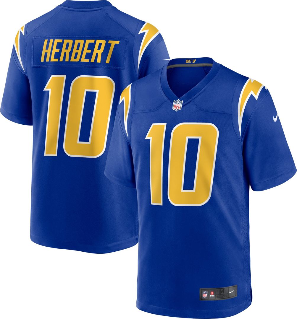 Justin Herbert Los Angeles Chargers Alternate Jersey - Royal