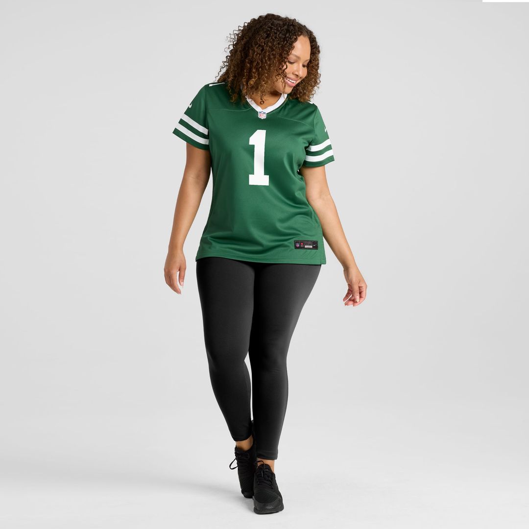 New York Jets Women's #1 Mom Jersey - Legacy Green
