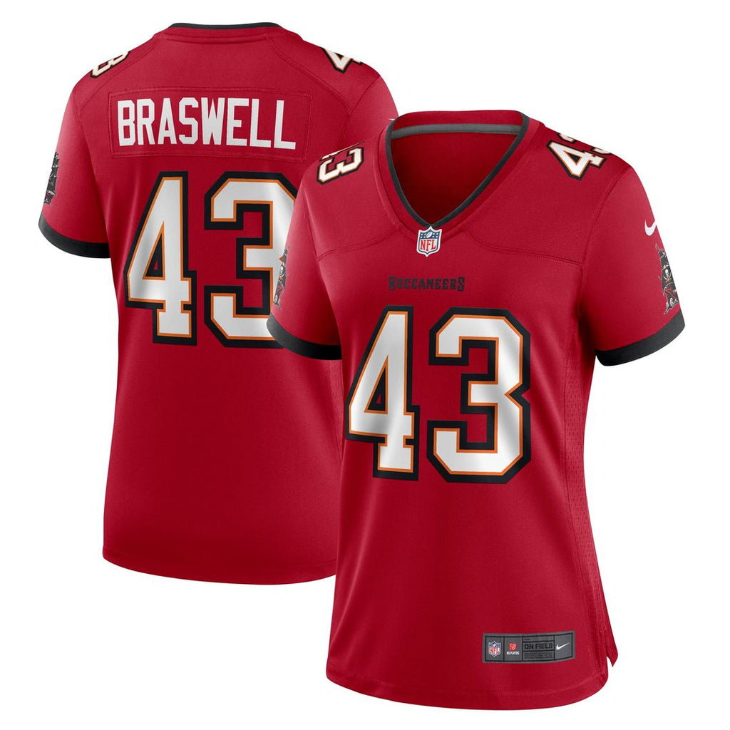 Chris Braswell Tampa Bay Buccaneers Women's Team Jersey - Red