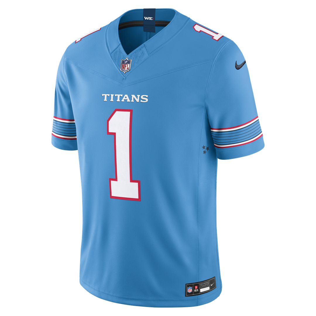 Cameron Ward Tennessee Titans Team Stitched Jersey - Light Blue