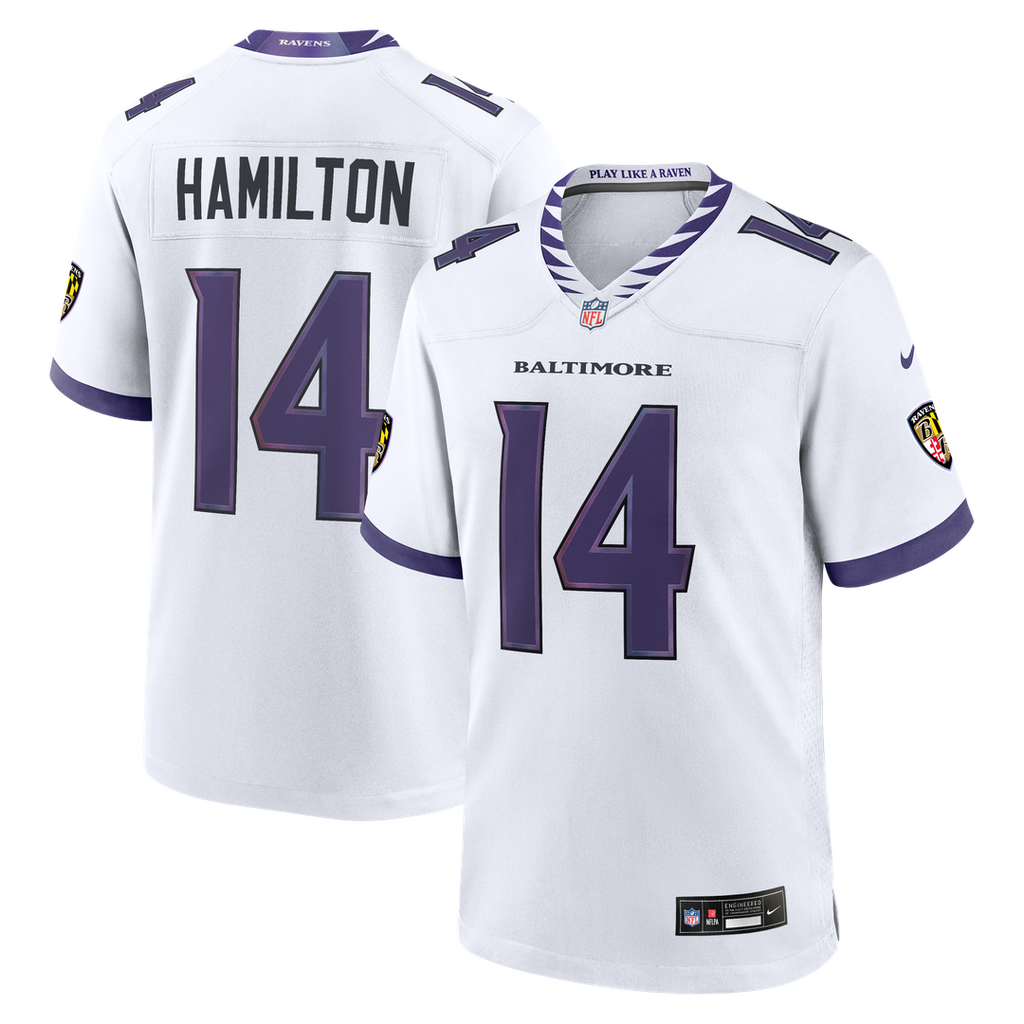 Kyle Hamilton Baltimore Ravens Jersey - White