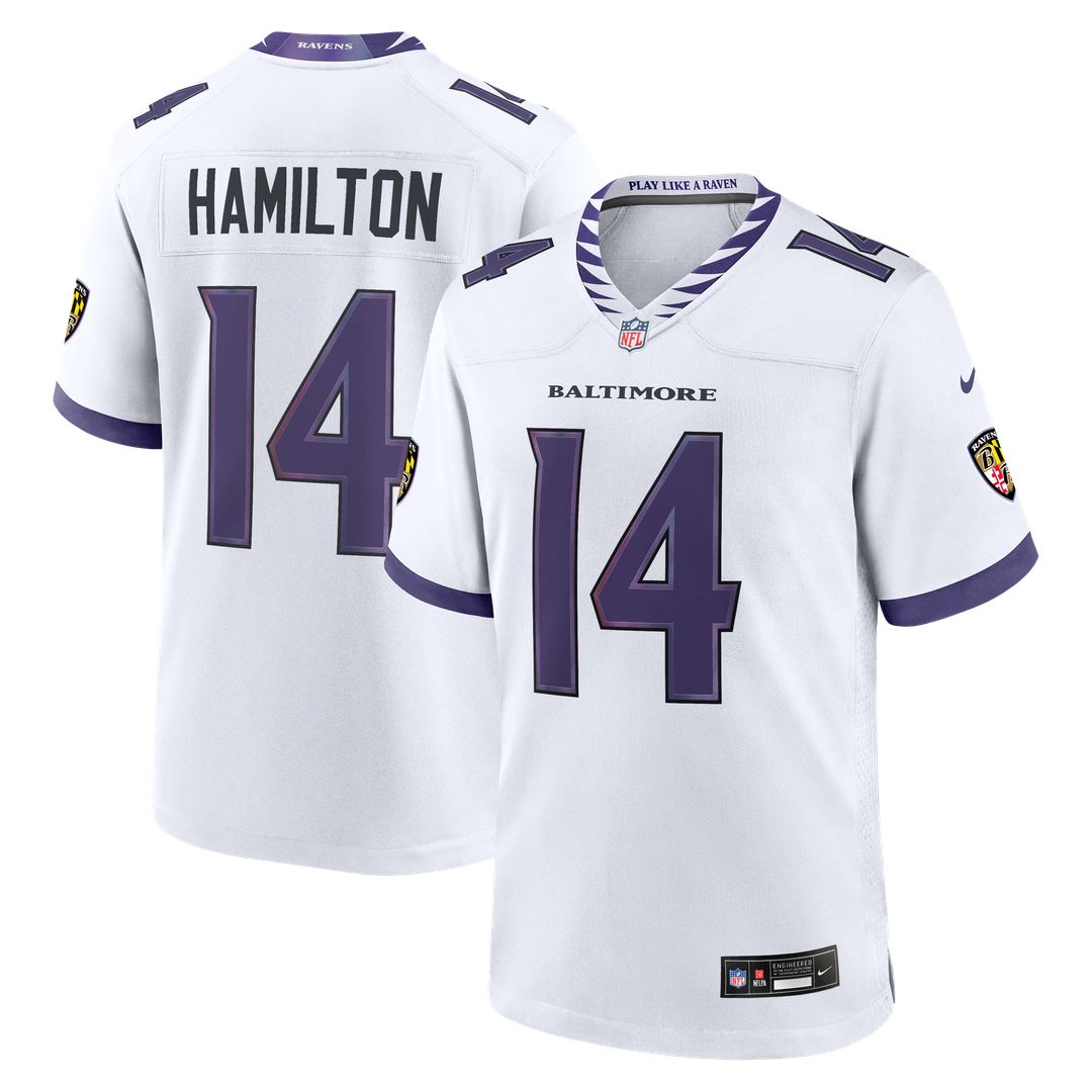 Kyle Hamilton Baltimore Ravens Jersey - White
