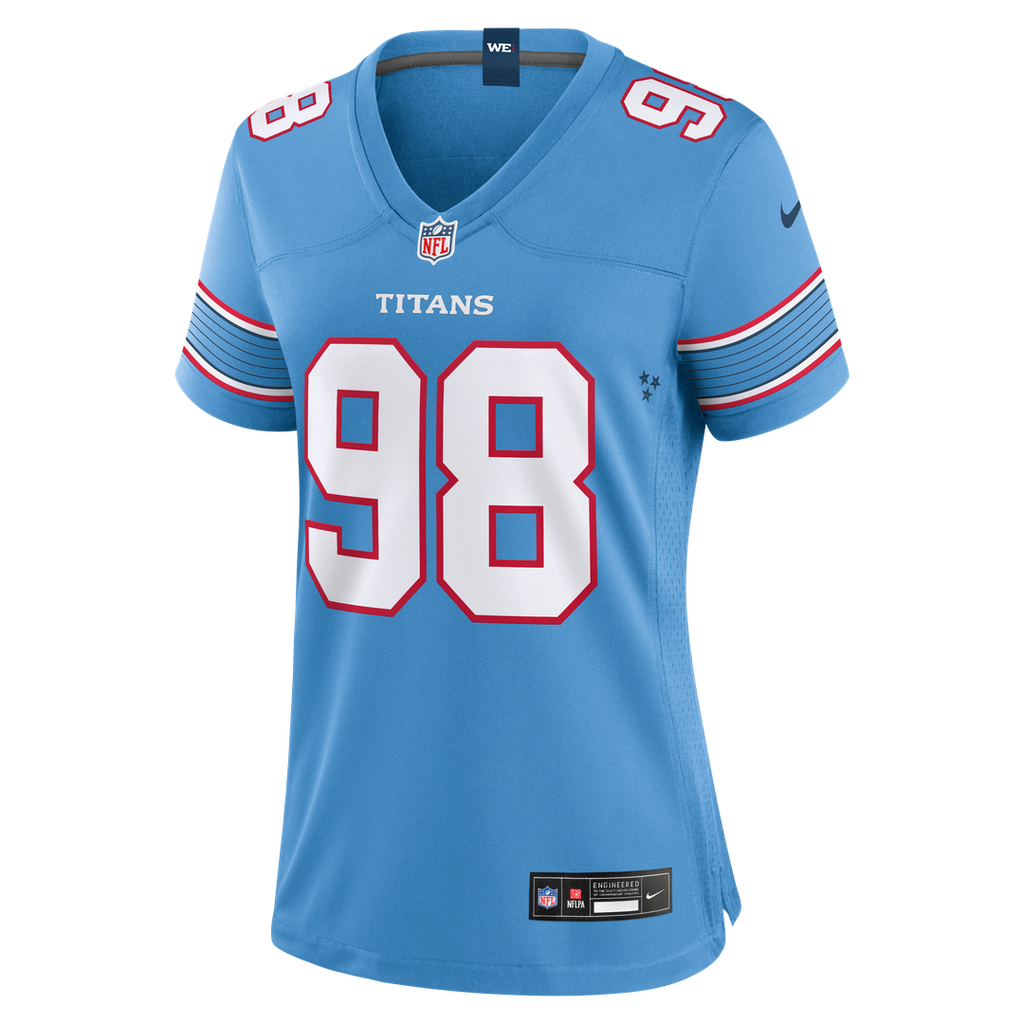 Jeffery Simmons Tennessee Titans Women's Jersey - White