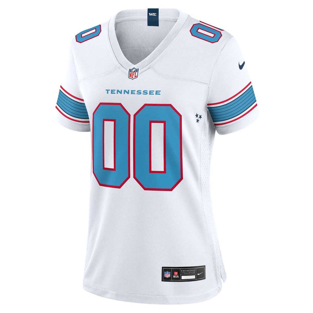 Tennessee Titans Women's Game Custom Jersey - Light Blue