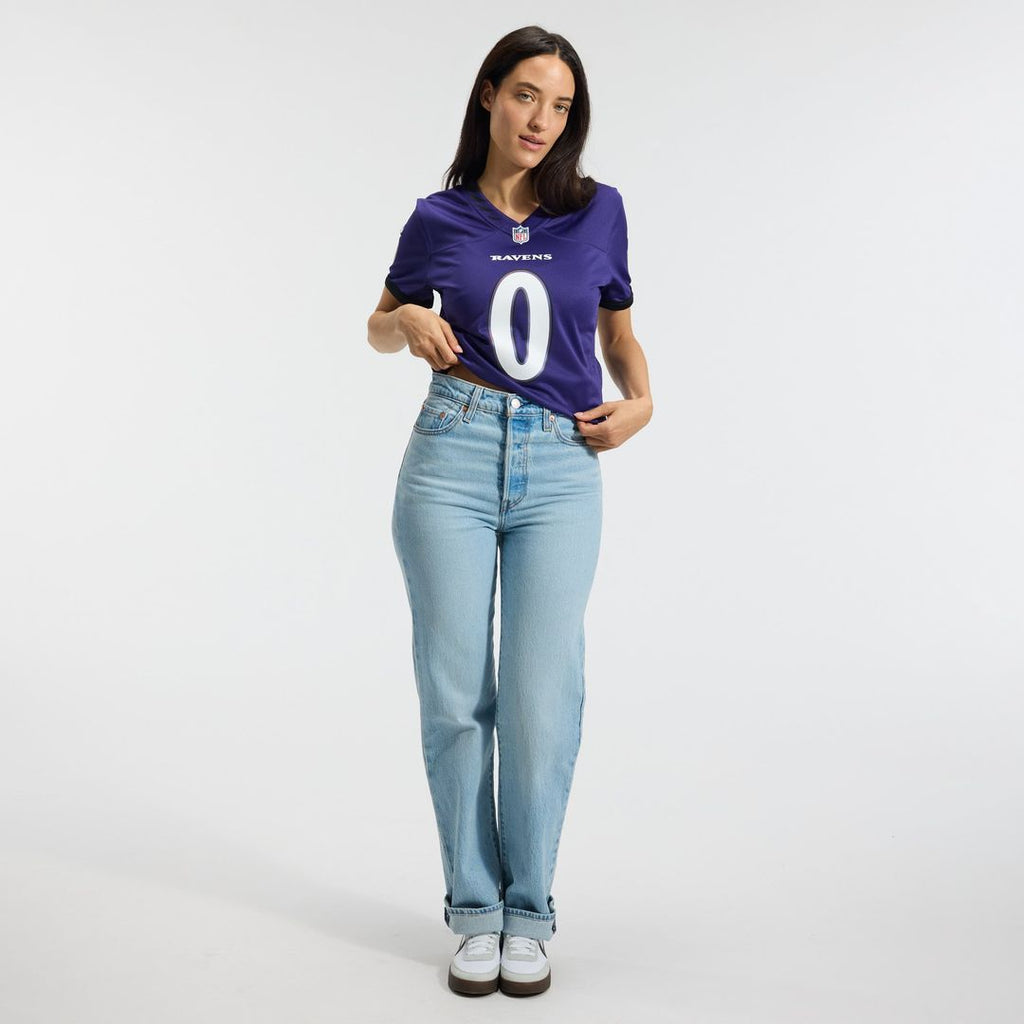 Roquan Smith Baltimore Ravens Women's Alternate Jersey - Black