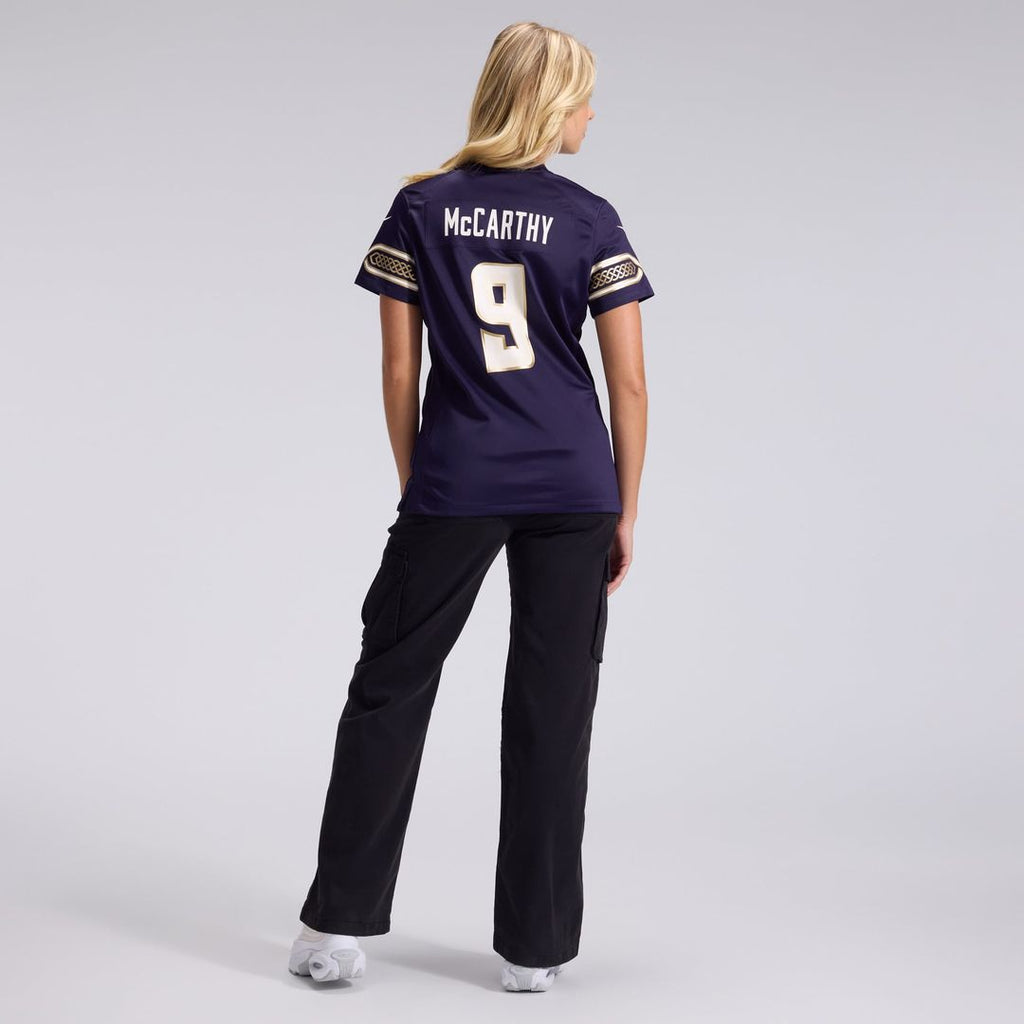 J.J McCarthy Minnesota Vikings Women's 2026 Rivalries Collection Jersey - Purple