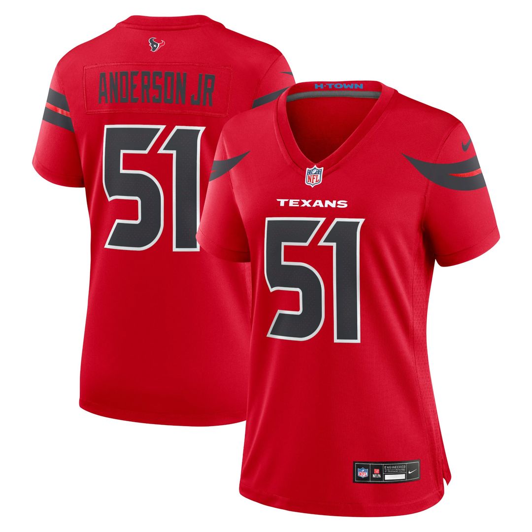 Will Anderson Jr. Houston Texans Women's Alternate Jersey - Red