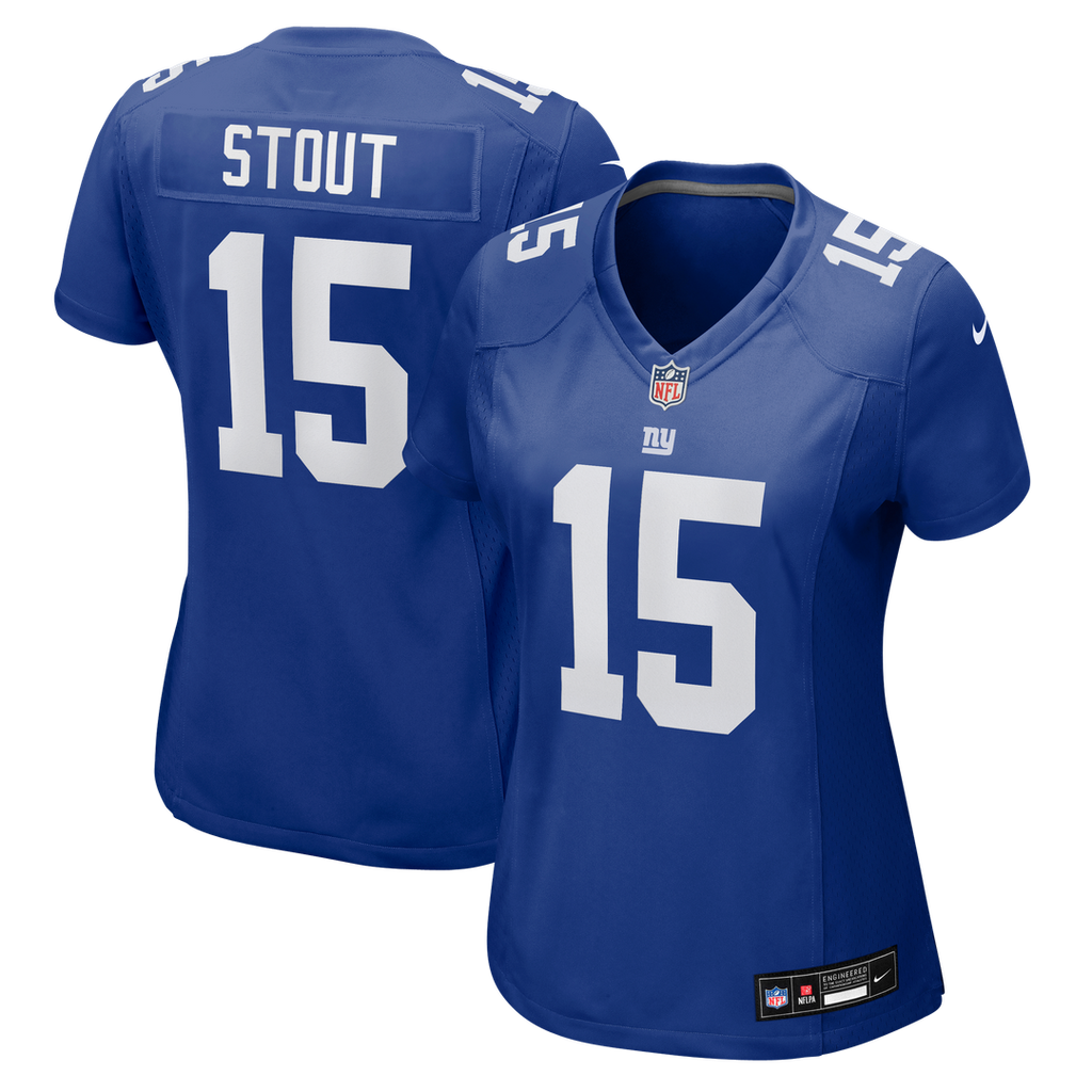 Stout New York Giants Women's Team Jersey - Royal