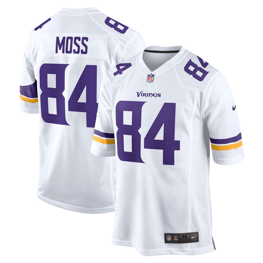 Randy Moss Minnesota Vikings Game Retired Player Jersey - Purple