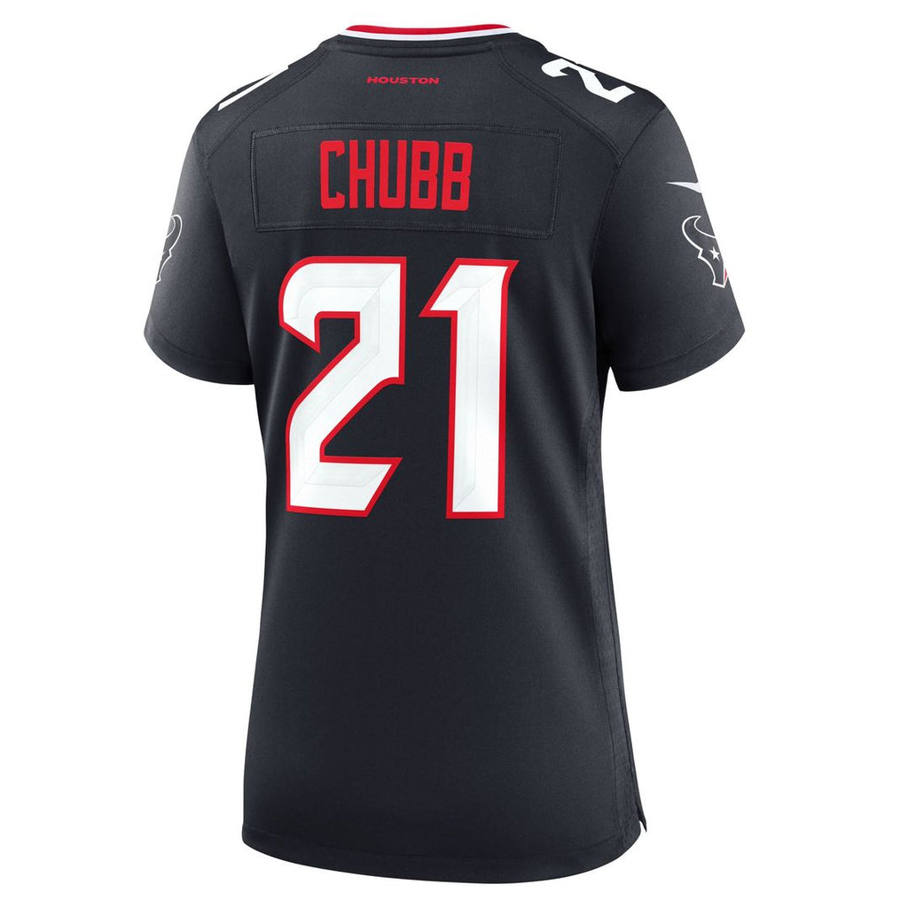 Nick Chubb Houston Texans Women's Team Jersey - Navy