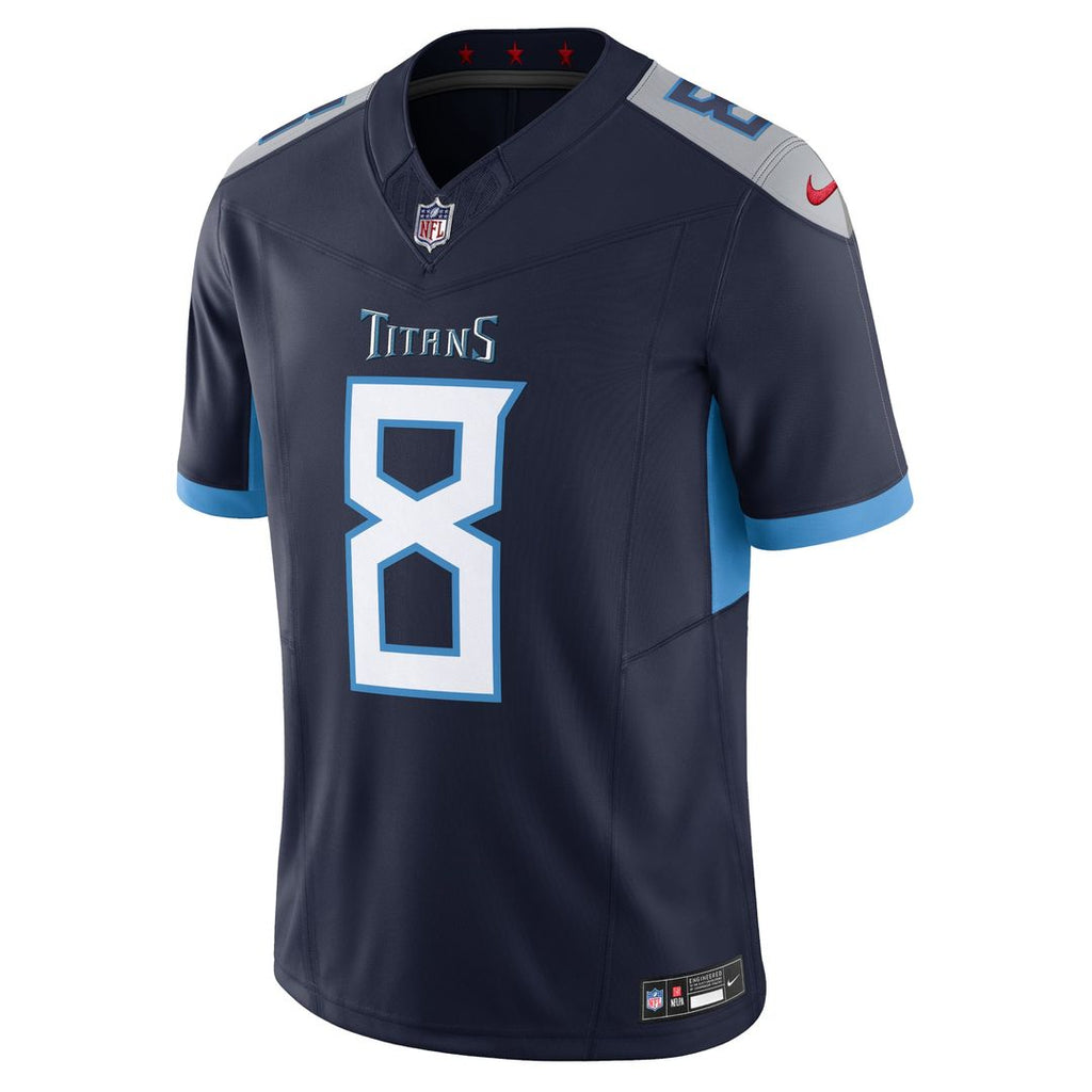 Will Levis Tennessee Titans Alternate Oilers Throwback Jersey - Light Blue