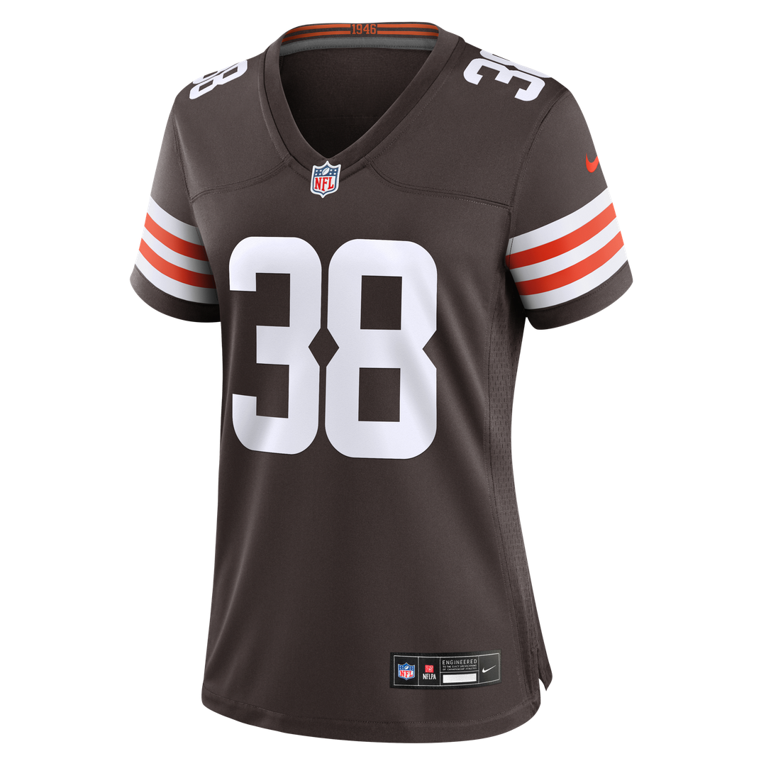 Jaleel McLaughlin Cleveland Browns Women's Team Jersey - Brown
