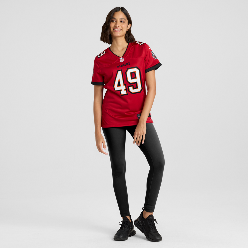Owen Wright Tampa Bay Buccaneers Women's Team Jersey - Red