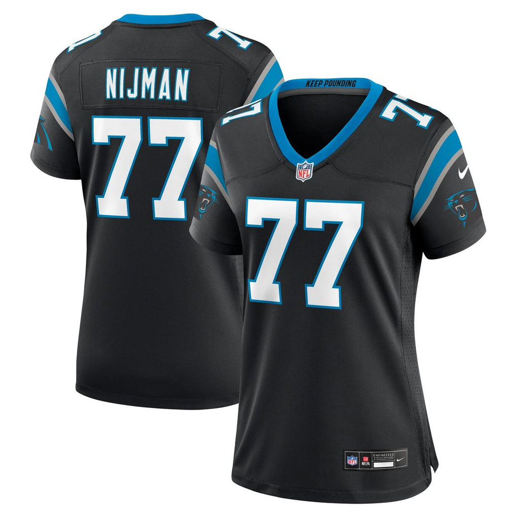 Yosh Nijman Carolina Panthers Women's Jersey - Black