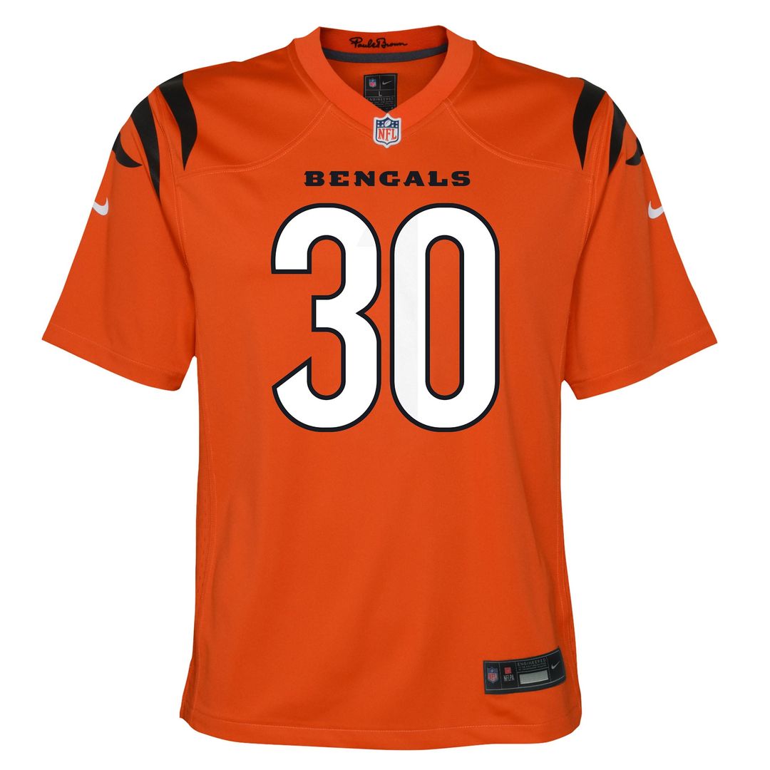 Chase Brown Cincinnati Bengals Youth Youth - Orange