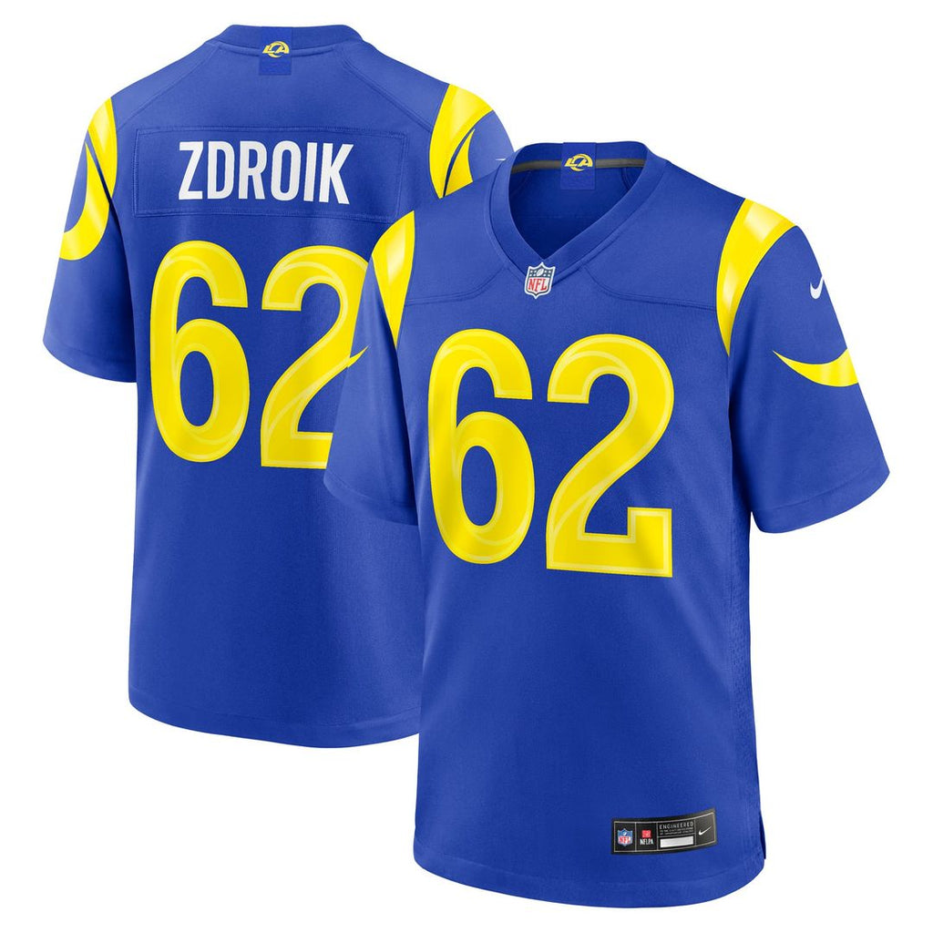 Payton Zdroik Los Angeles Rams Jersey - Royal