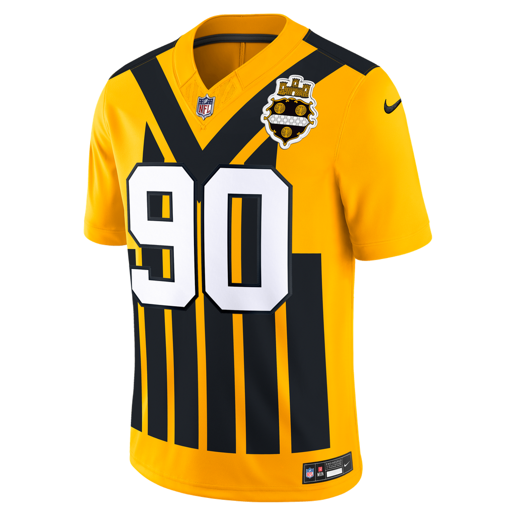 T.J. Watt Pittsburgh Steelers Team Stitched Jersey - Black