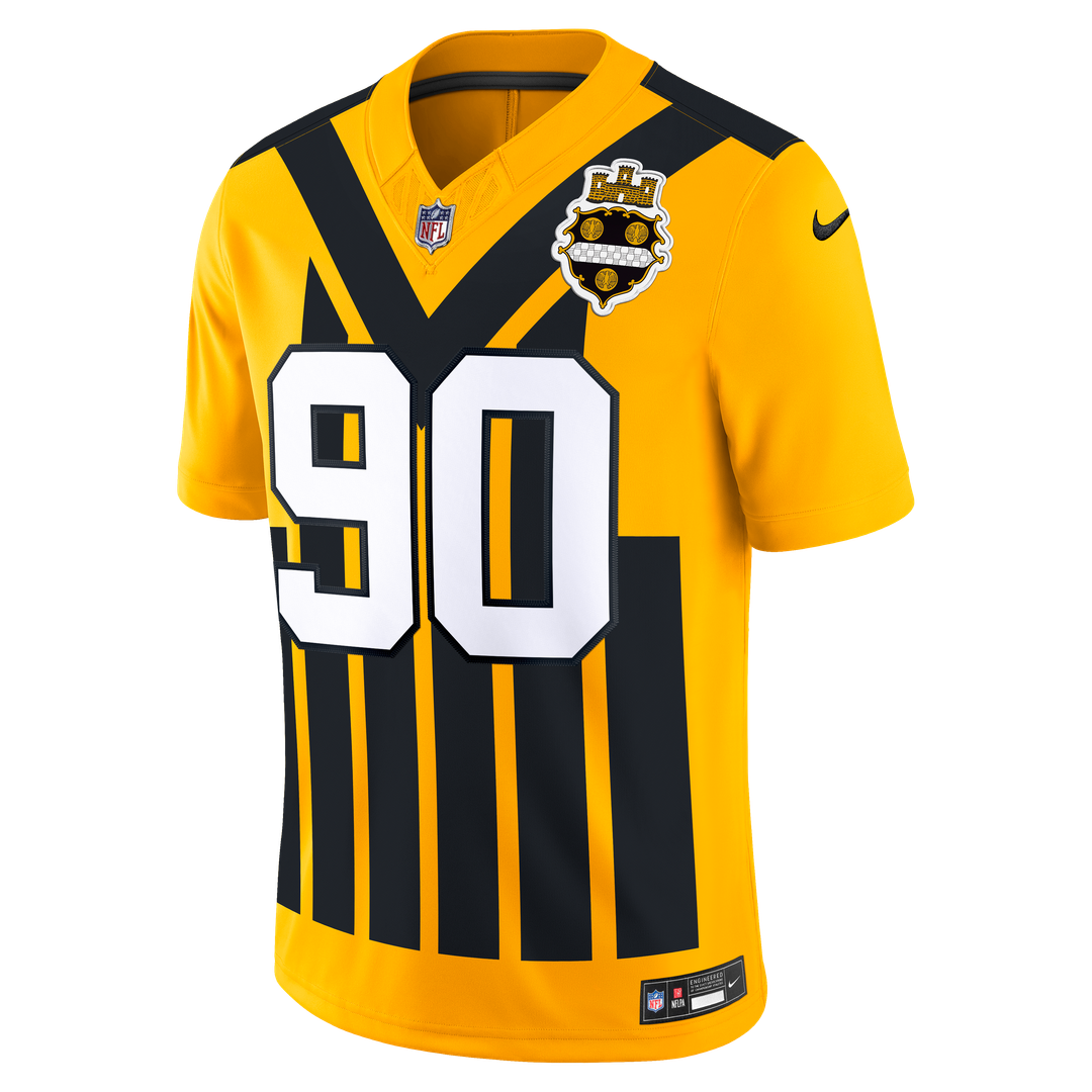 T.J. Watt Pittsburgh Steelers Team Stitched Jersey - Black