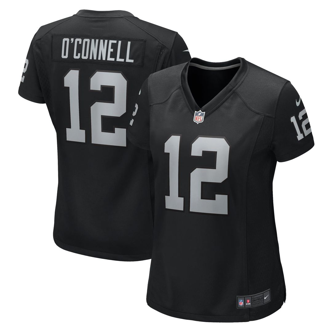 Aidan O'Connell Las Vegas Raiders Women's Jersey - Black