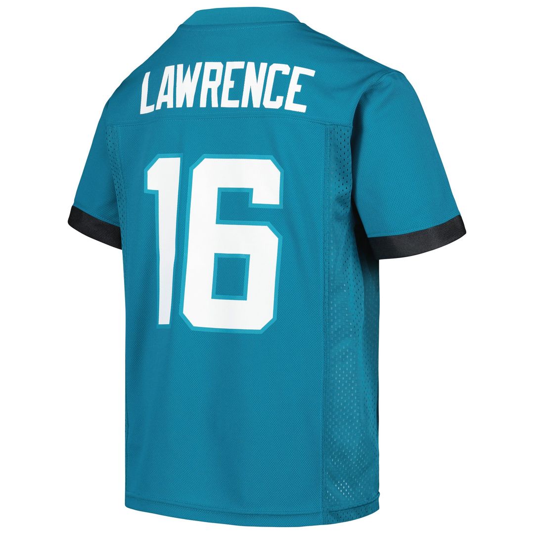 Trevor Lawrence Jacksonville Jaguars Youth Jersey - Teal