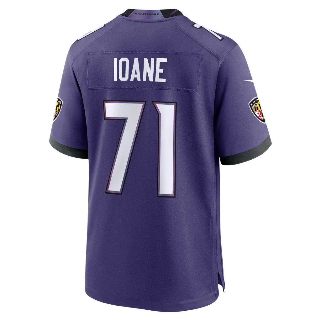 Olaivavega Ioane Baltimore Ravens Team Jersey - Purple