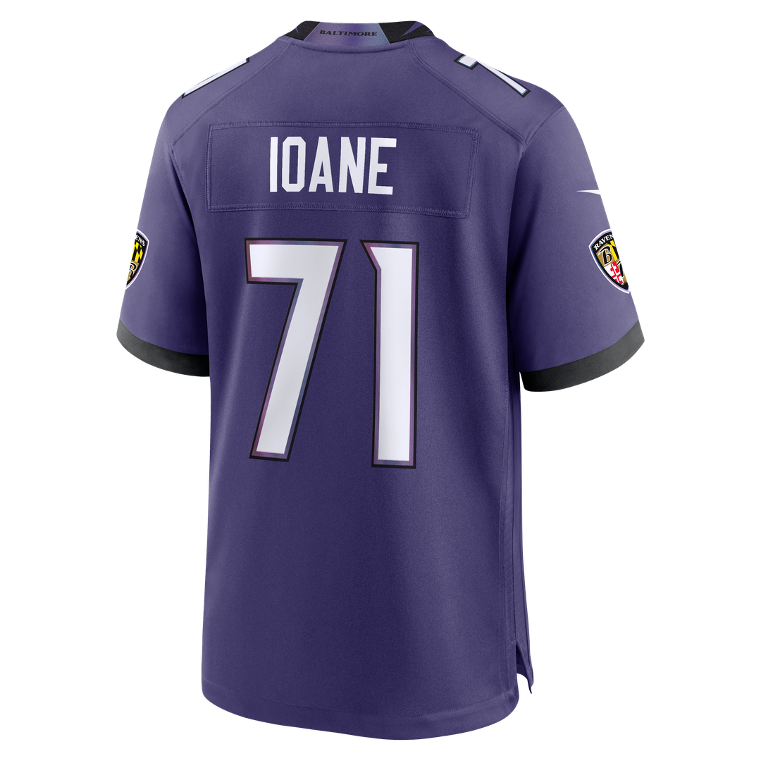 Olaivavega Ioane Baltimore Ravens Team Jersey - Purple