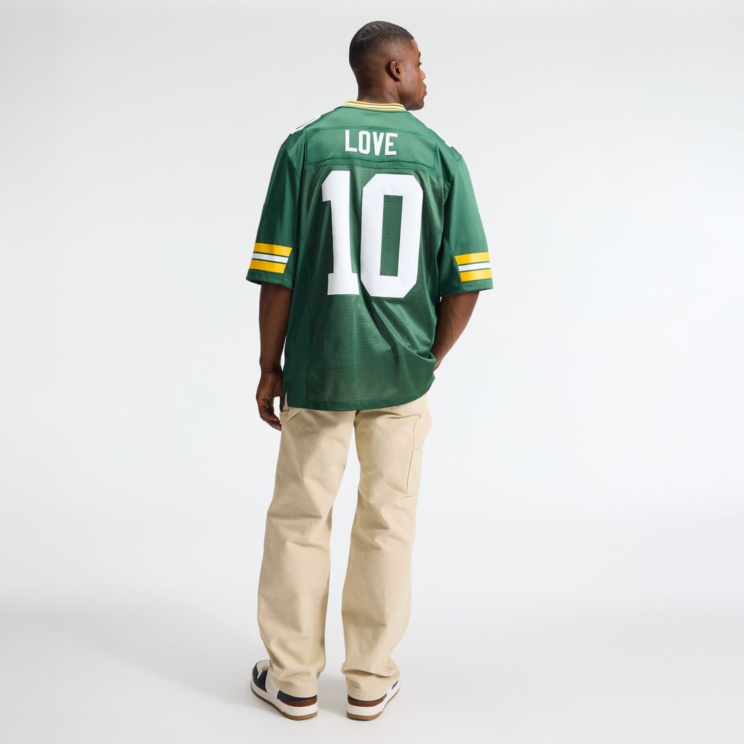 Love Green Bay Packers Stitched Jersey - Green