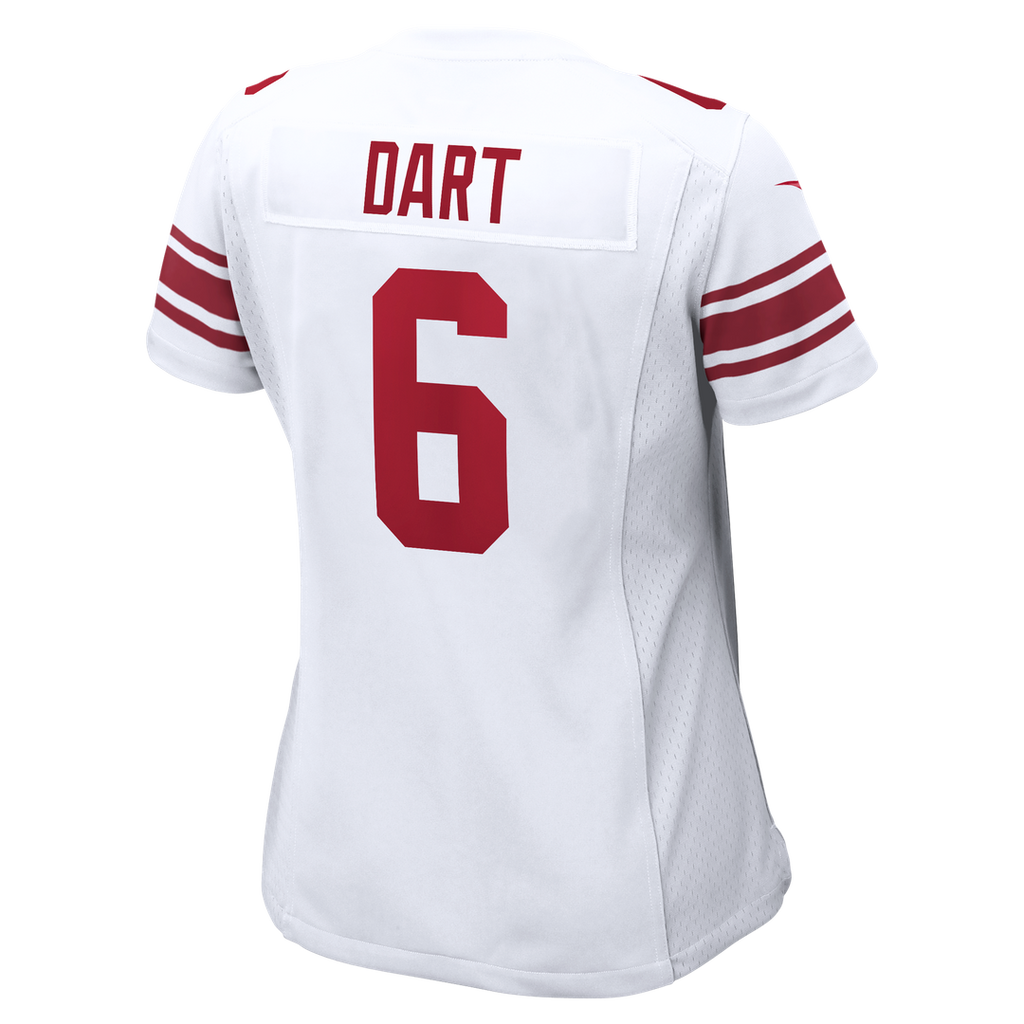 Jaxson Dart New York Giants Women's Jersey - White