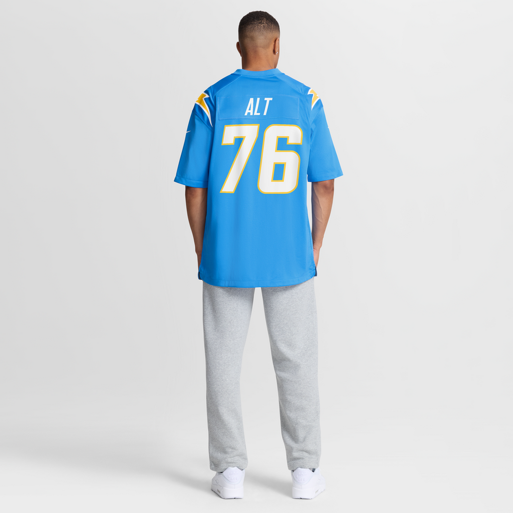 Joe Alt Los Angeles Chargers Alternate Charger Power Jersey - Gold