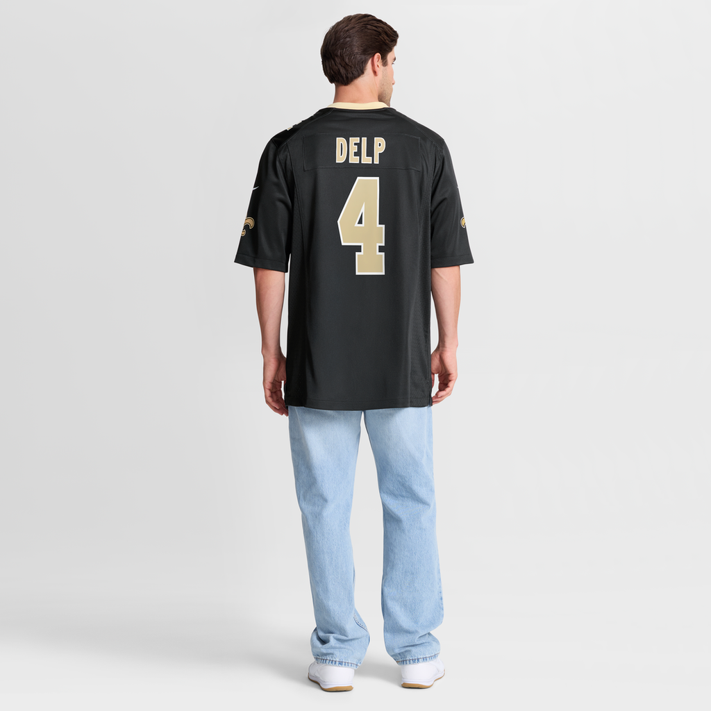 Oscar Delp New Orleans Saints Team Jersey - Black