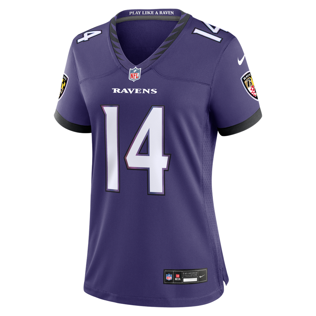 Kyle Hamilton Baltimore Ravens Women's Team Jersey - Purple