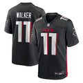 Jalon Walker Atlanta Falcons Team Jersey - Black