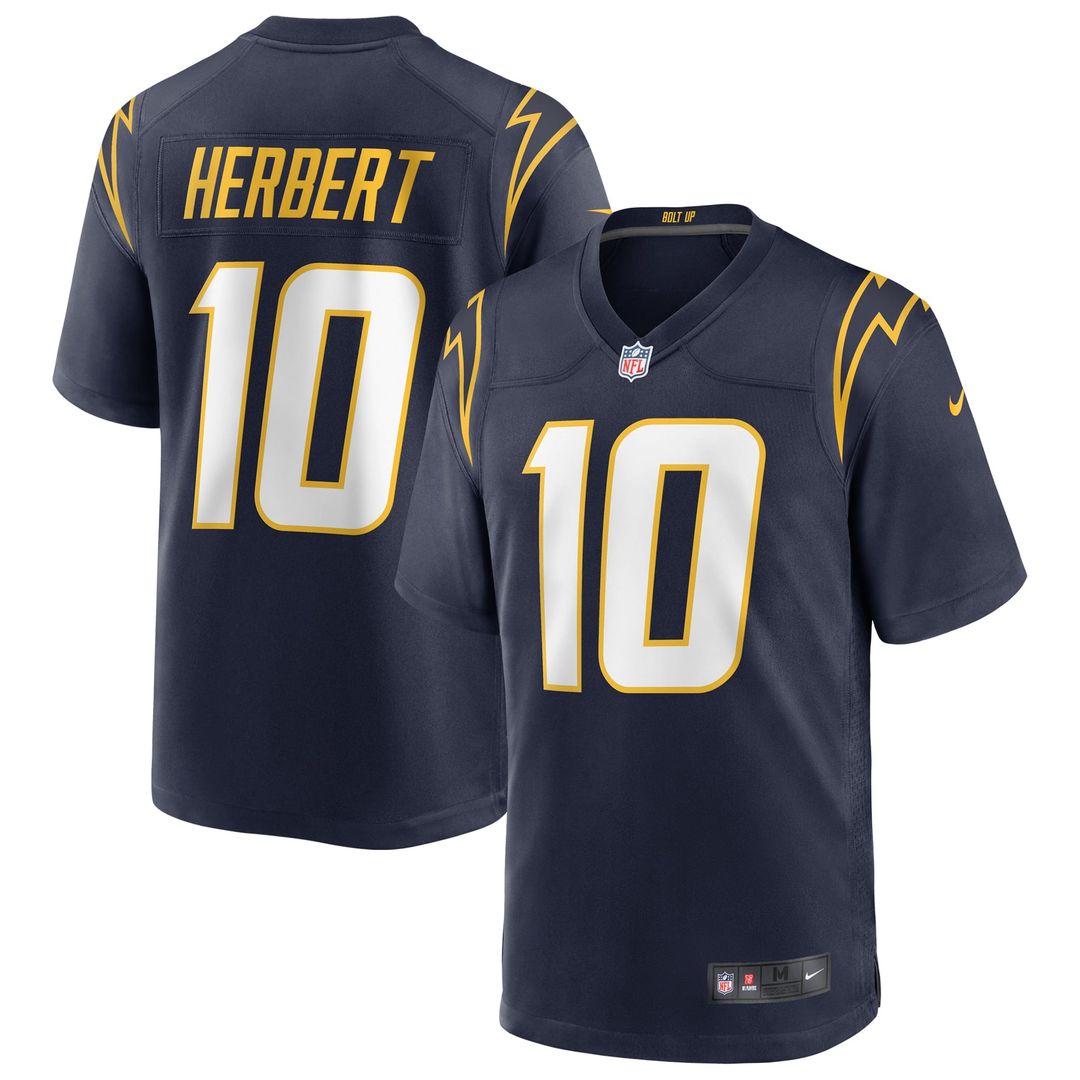 Justin Herbert Los Angeles Chargers Alternate Jersey - Navy