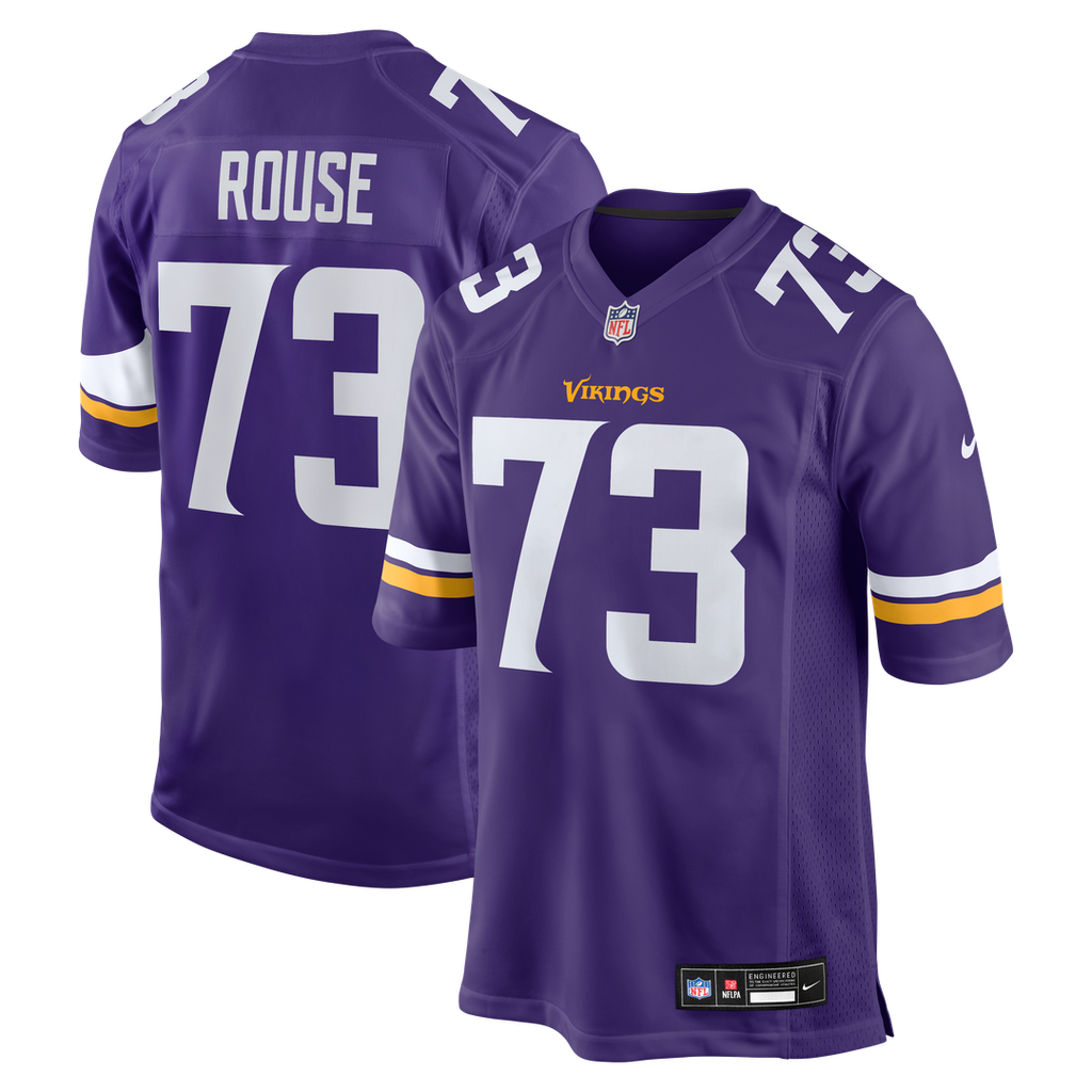 Walter Rouse Minnesota Vikings Team Jersey - Purple