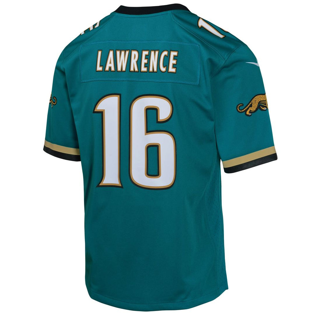 Trevor Lawrence Jacksonville Jaguars Youth Jersey - Teal